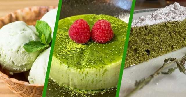 3 zöld teás desszert, amit ki kell próbálnod!